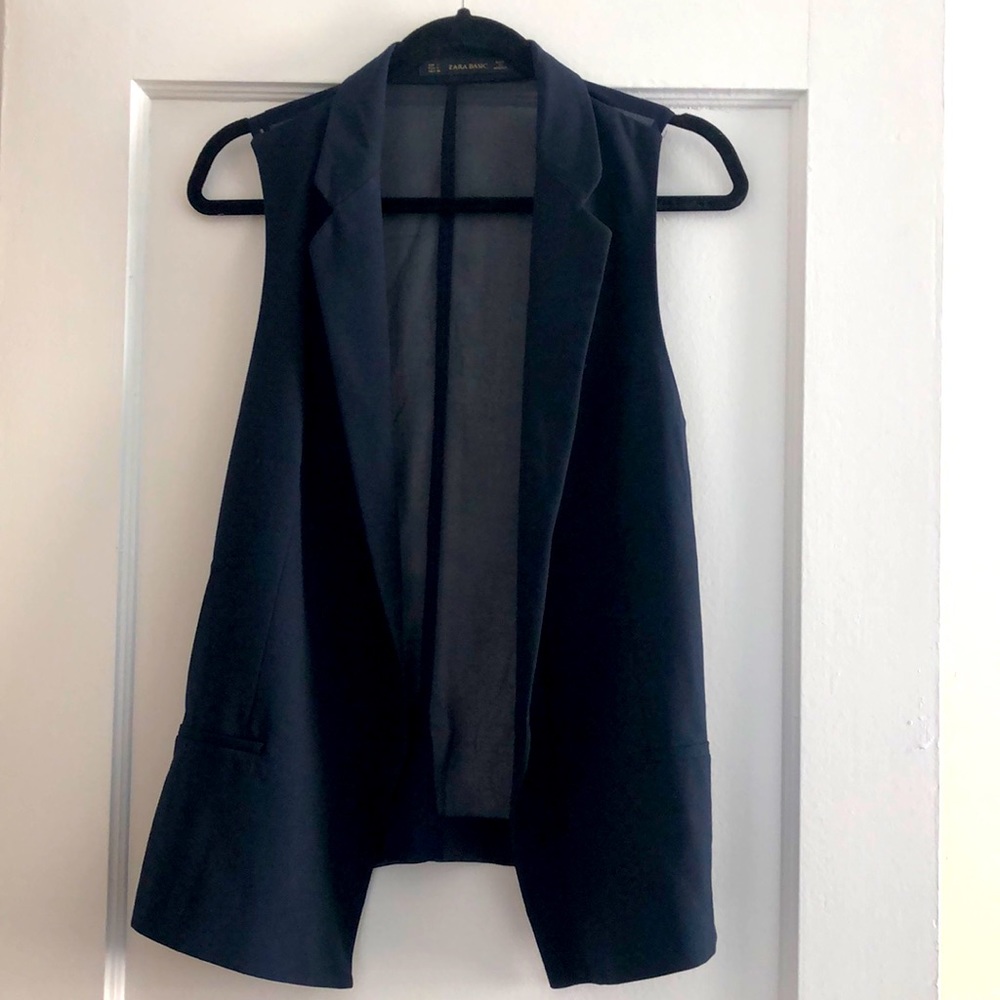 Navy Blue Zara Vest